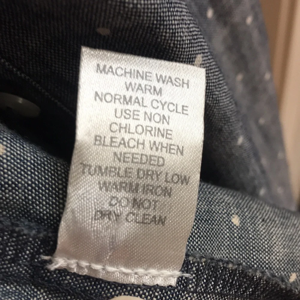 Polka-Dot Tailored Blue/Grey Shirt - Picture 8 of 8